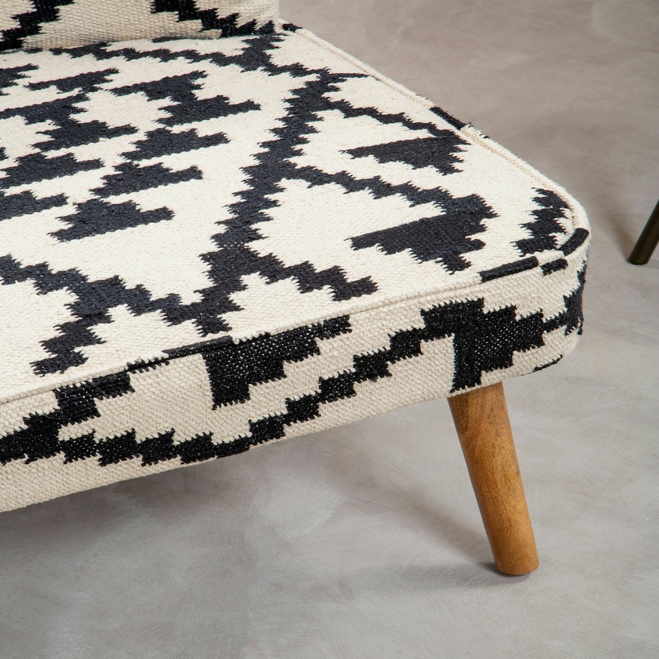 image 1 of Cefena Berber Style Mango Wood Chair Multi