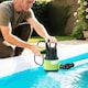 image 2 of Outsunny 400W Submersible Water Pump for Dirty or Clean Water, Electric Sump Pump with Float Switch, Drain Water from Garden Pond, Hot Tub, Ditches, Portable and Lightweight | Green