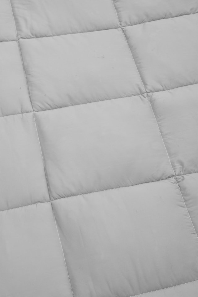 image 1 of Living and Home Alternative Quilted Duvet Insert with Corner Tabs- Double Size, Grey | Grey