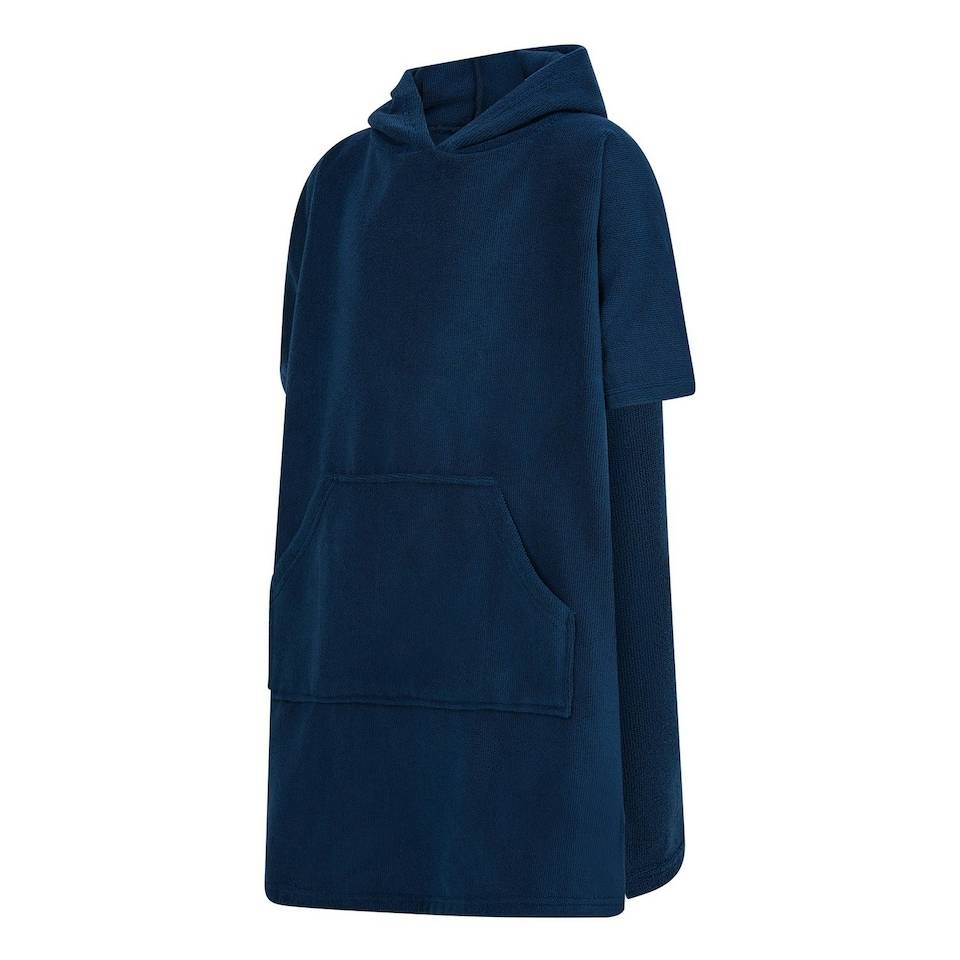 image 1 of Towel City Childrens/Kids Poncho - Navy - 6-9 Years