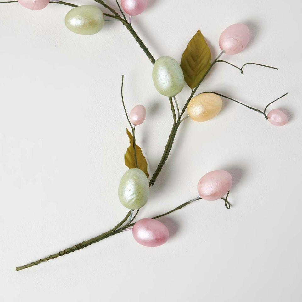 image 1 of Homescapes Easter Egg Garland, Handmade