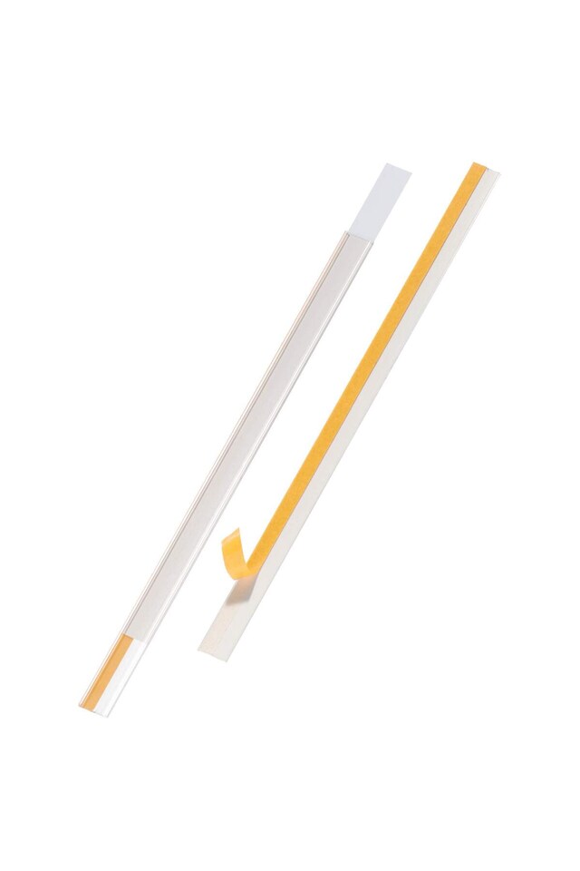 image 1 of Durable SCANFIX Self-Adhesive EPOS Ticket Strip Holder | 25 Pack | 1000 x 30mm