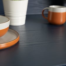 Sticky Back Plastic Midnight Navy Wood Effect Kitchen Self-adhesive Vinyl Wrap for Cupboards, Doors and Worktops 67.5cm x 15m (3 rolls) - d-c-fix