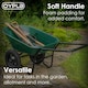 image 10 of Heavy Duty Two Wheeled 70L Garden Wheelbarrow Pneumatic Tyre