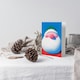 image 3 of Cute Round Santa Claus Vibrant Modern Graphic Blank For Him Or Her Art Christmas Card