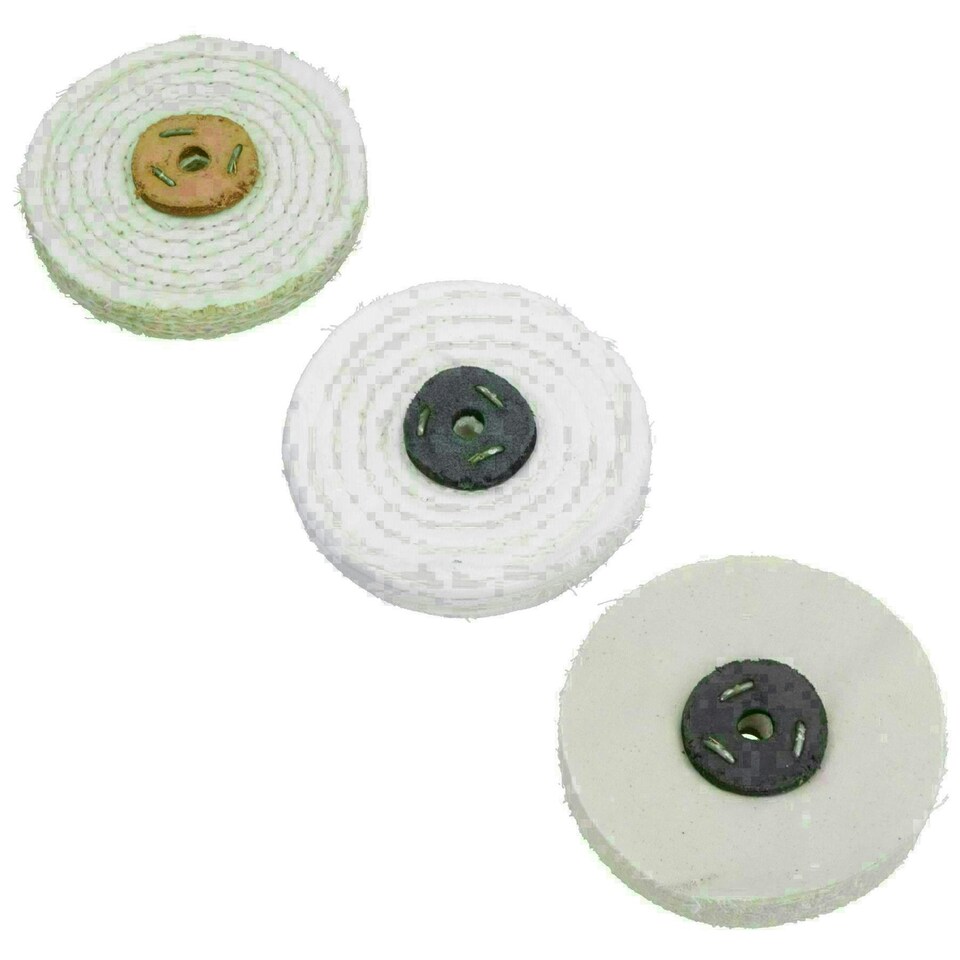 image 1 of Budget Polishing Kit Coarse / Medium and Fine Mops 4" POL03