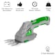 image 6 of Gracious Gardens 3.6V 2 in 1 Cordless Hedge Trimmer Cutter | Green | Green | 1