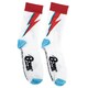 image 3 of David Bowie Aladdin Sane Mug and Sock Set - White/Black/Blue - 7 UK-11 UK