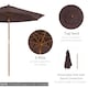 image 3 of Outsunny 2.5m Garden Parasol Sun Shade Patio Outdoor Umbrella Canopy