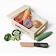 image 4 of Hooga Playroom Cutting Play Food - Role Play Wooden Vegetables