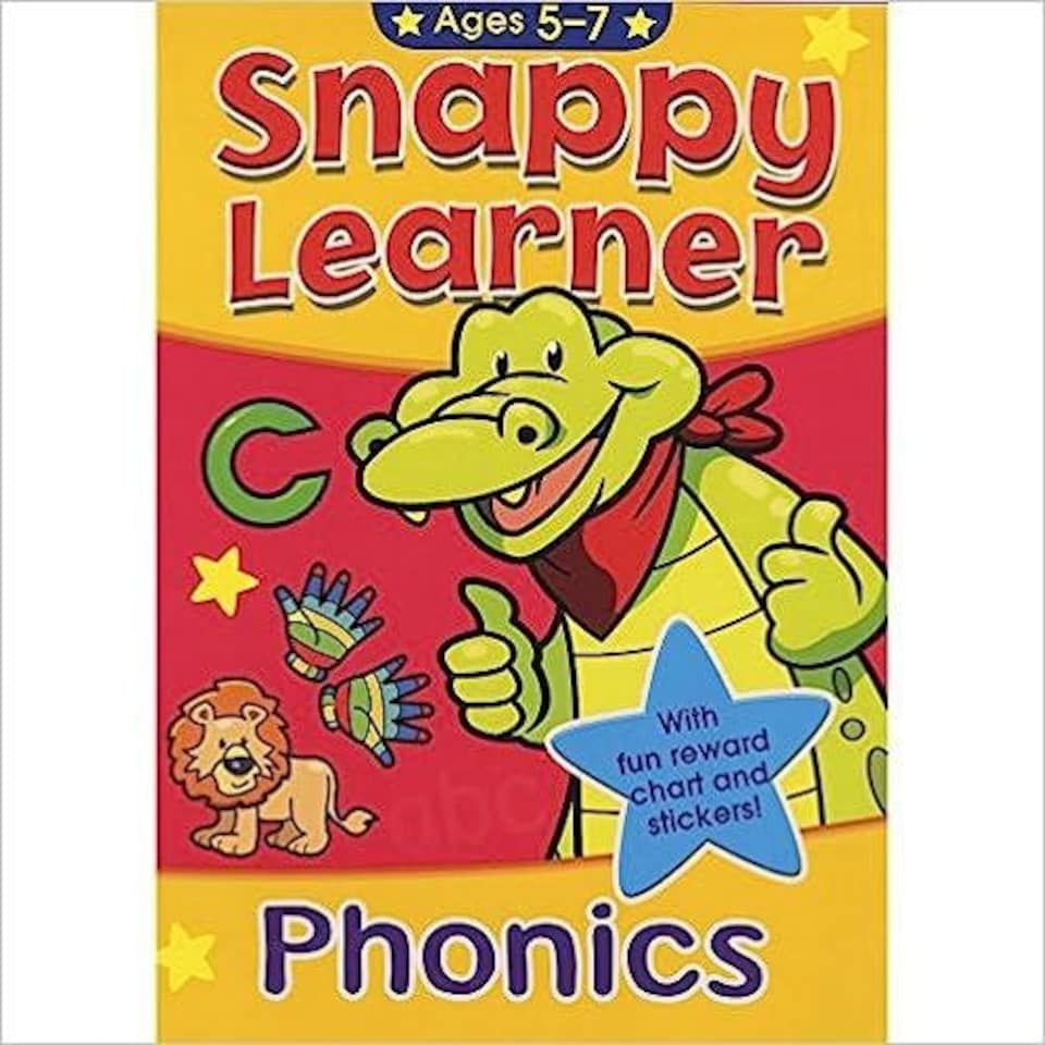 Alligator Snappy Learner Phonics Learning Activity Book - Multicoloured - One Size