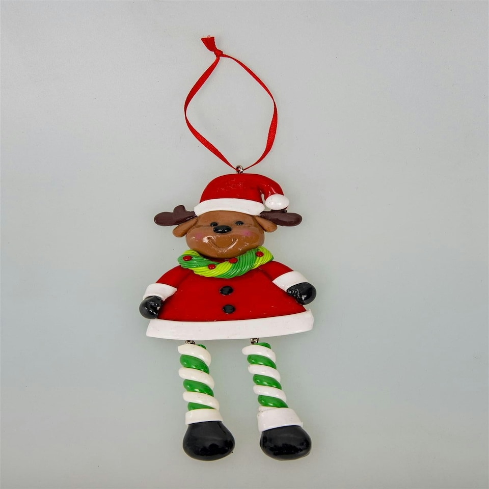 image 1 of 3pcs Ceramic Christmas Hanging Decoration
