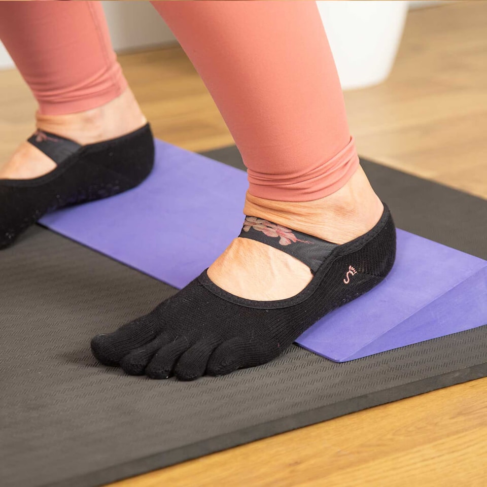 image 1 of Fitness Mad Yoga Wedge - Grey EVA Foam 50 x 15 x 5 cm | Multi | Grey | 50cm (L) x 15cm (W) x 5cm (H)