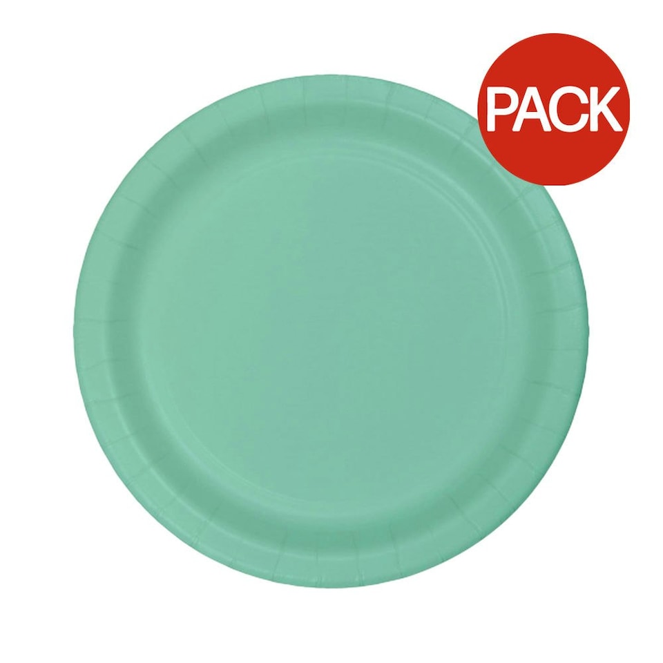 Creative Converting Paper Dinner Plate (Pack of 24) - Mint Green - One Size