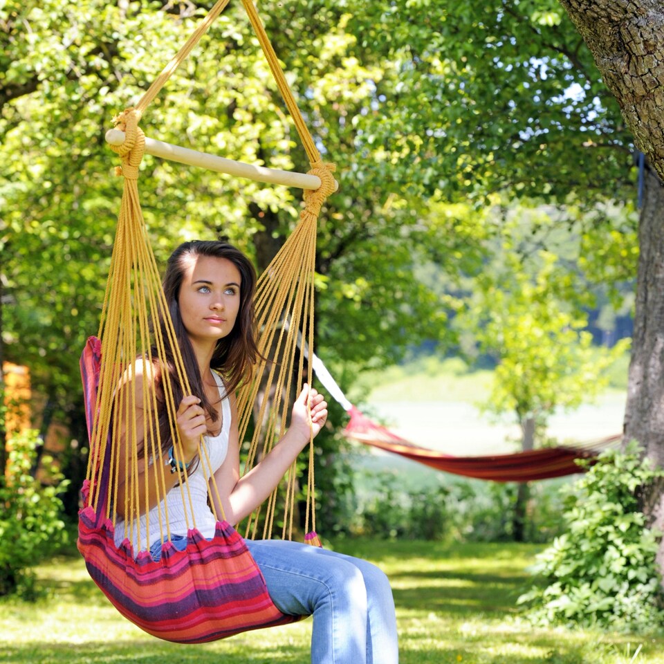 image 1 of Belize Vulcano Hammock Chair Multi | Vulcano