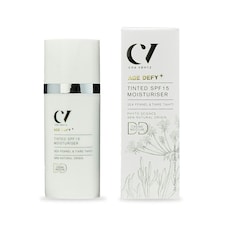 Green People Age Defy+ Tinted DD Moisturiser SPF15 Medium - Colour Correcting Day Cream - Alcohol Free - Vegan, 30ml