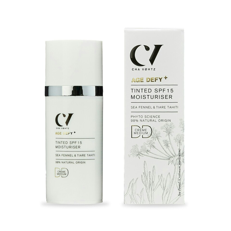 image 1 of Green People Age Defy+ Tinted DD Moisturiser SPF15 Medium - Colour Correcting Day Cream - Alcohol Free - Vegan, 30ml