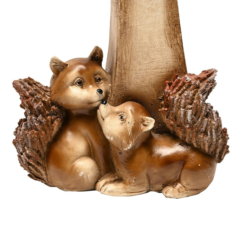 image 1 of Country Living 2 Squirrels with a Mushroom Ornament