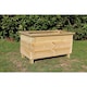 image 3 of Multi Pack of 3 - Trough Planters, Wooden Garden Pot/Tub for Plants - L40 x W80 x H40 cm - Fully Assembled | Brown