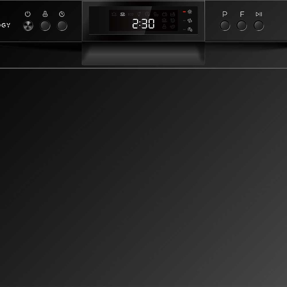 image 1 of Cookology 8 Place Setting Table Top Dishwasher in Compact Size - CTTD8BK Black