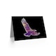 image 2 of Bird of Prey Scenic Scottish Heather Hillside Art Card