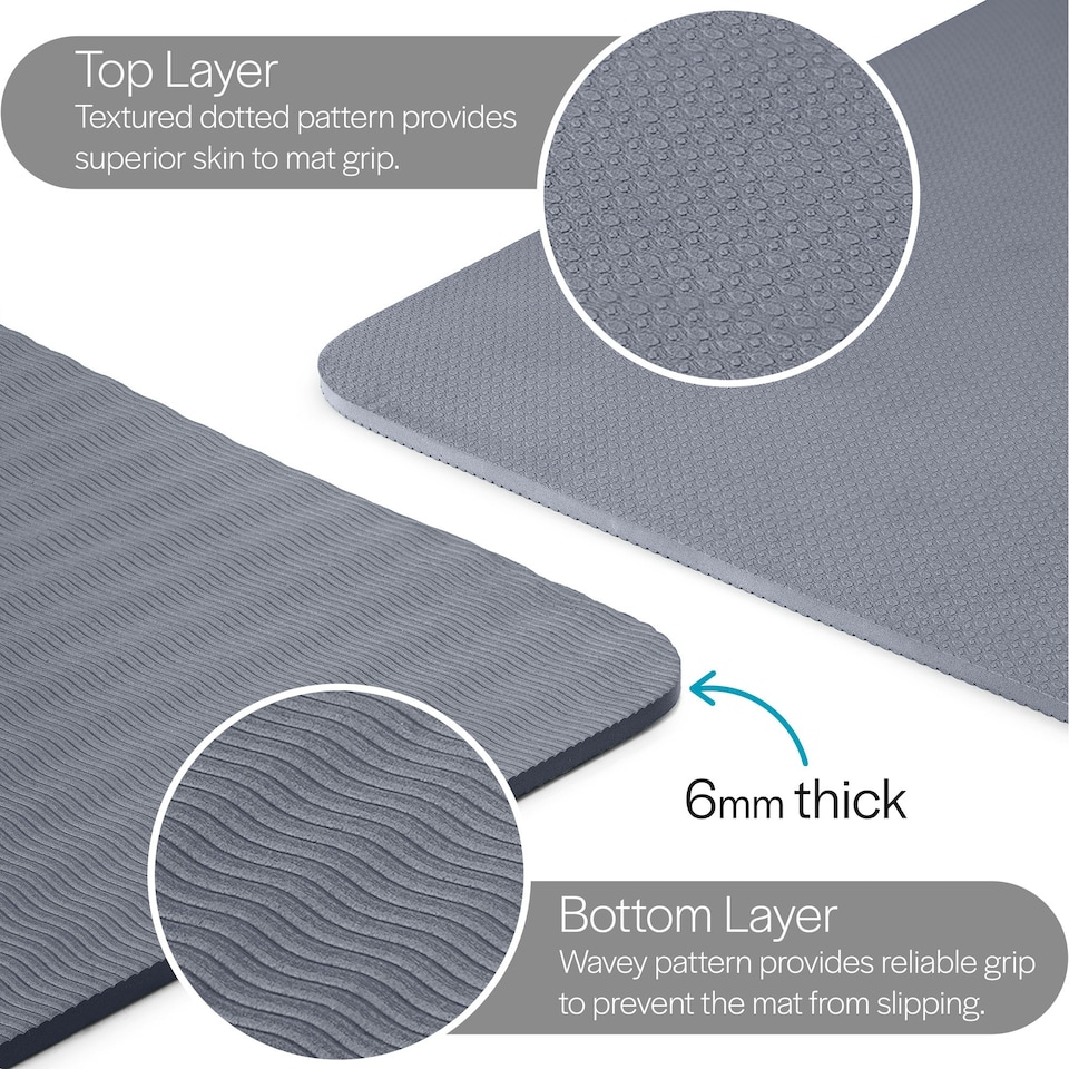 image 1 of Extra Large Exercise Mat (183cm x 116cm)