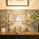image 1 of ValueLights Enna Polished Silver Table Lamp with Silver Tiered Shade
