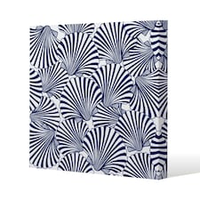 Striped Sea Shells (Canvas Print) 46 x 46 x 4cm