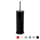 image 1 of Harbour Housewares Round Toilet Brush - Black Black