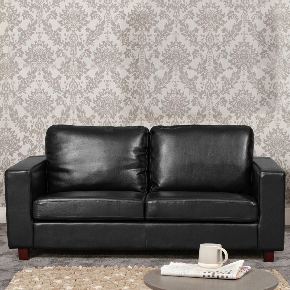 image 1 of Woodleigh 3 Seat Sofa - Black