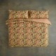image 4 of Autumn Leaves Rust Cotton Blend Duvet Cover Set – Cozy Seasonal Bedding Multi | Rust | Single