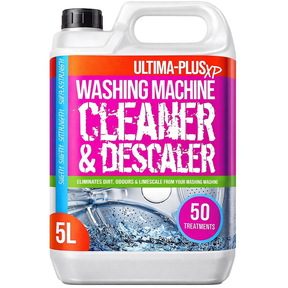 Ultima-Plus XP Washing Machine Cleaner and Descaler Fluid Deeply Cleans, Removes Nasty Odours and Prevents Limescale (5 litres)