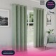 image 1 of Enhanced Living Austin Blackout, Thermal Green Curtains with Eyelet Header (PAIR) - 46x54 inch (117x137cm)