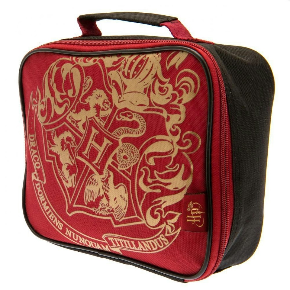 Harry Potter Hogwarts Crest Lunch Bag - Red/Gold - One Size