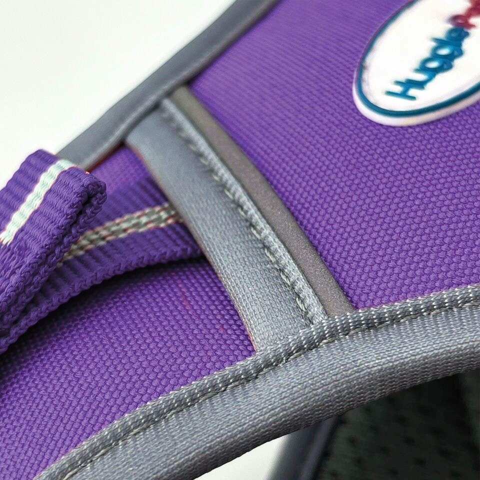 image 1 of HugglePets Activity & Travel Dog Harness Purple | L