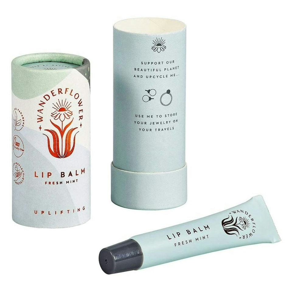 image 1 of Wanderflower Lip Balm Fresh Mint 12ml