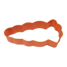 Anniversary House Carrot Poly-Resin Coated Cookie Cutter - Orange - One Size