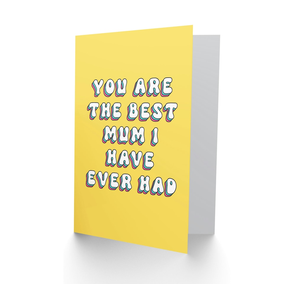 image 1 of Best Ever Had Cheeky My Mum Funny Birthday Card