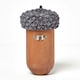 image 3 of Homescapes Real Wood Acorn Bird Box Brown