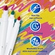 image 6 of CRAYOLA - Super Tips Marker Set, Washable Markers, 100 Unique Colors, Art Set for Kids, 100 Count