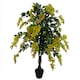 image 1 of Artificial Wisteria Tree 120cm Artificial Yellow Trunk