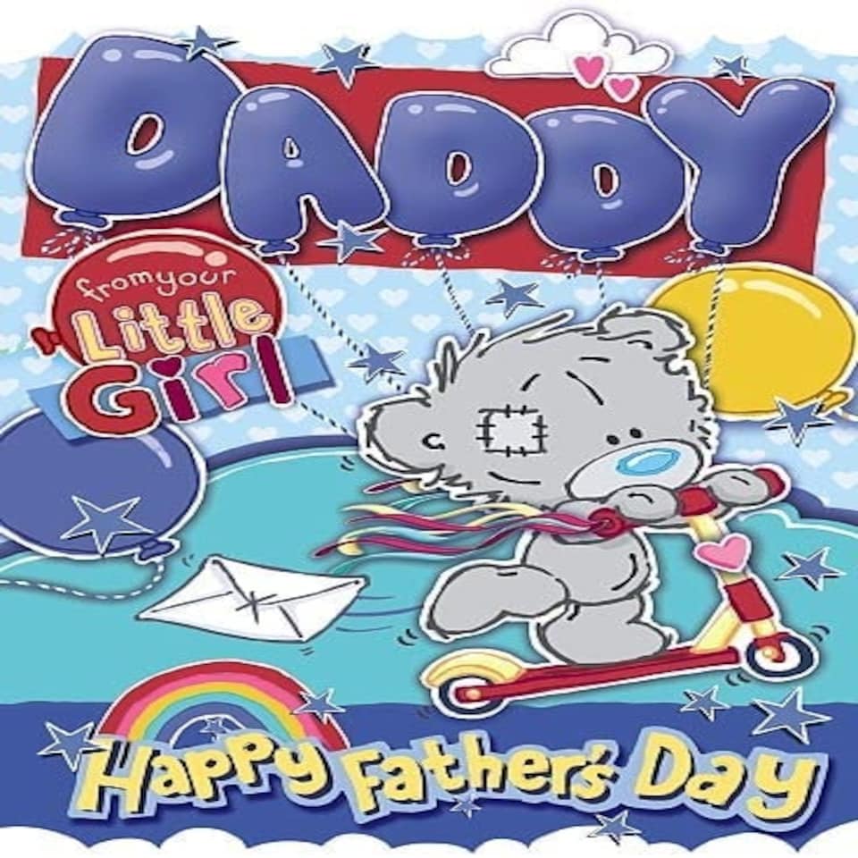 image 1 of Daddy from Your Little Girl Father's Day Card