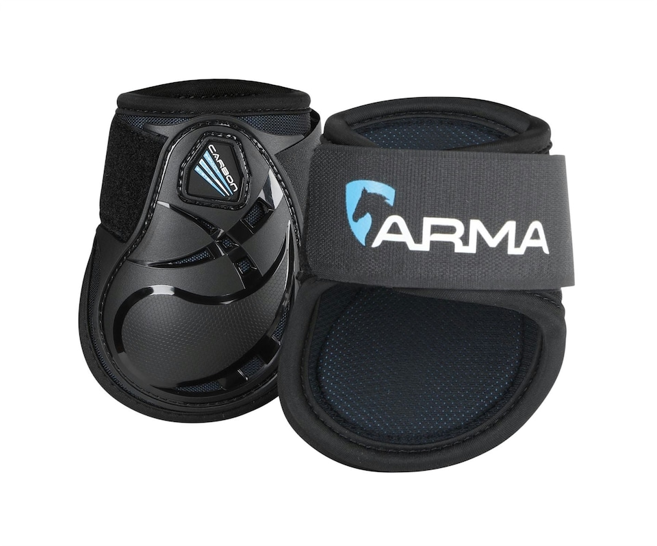 image 1 of Shires Arma Carbon Fetlock Boots | Brown | Size: Full
Colour: Brown