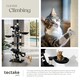 image 7 of Cat Tree Hansi - 243 to 260 cm, sisal cat scratching posts - Black/White