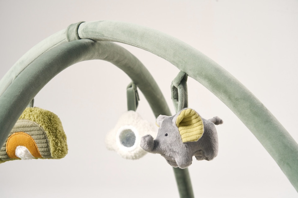 image 1 of MiniDream Baby Playmat Activity Gym and Playpen Mat - Jungle