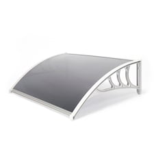 Greenhurst 1.2m Door Canopy | White | 1.2m