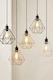 image 7 of ValueLights Diablo Pair Copper Cage Ceiling Shades | Copper