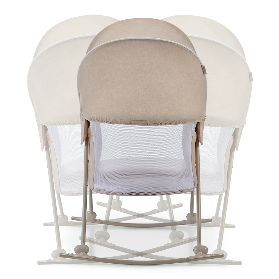 image 1 of Kinderkraft Baby Cradle Travel Cot LOVI Beige