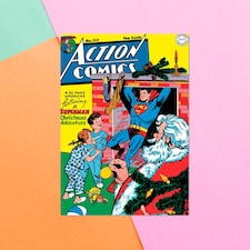 Official Superman Christmas Greetings Card
