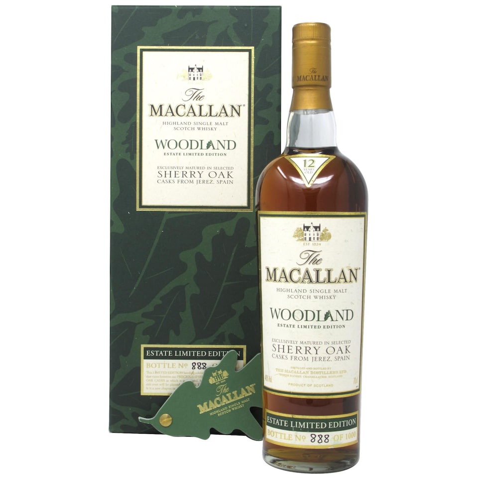 Macallan - Woodland Estate Single Malt Scotch 12 year old Whisky
